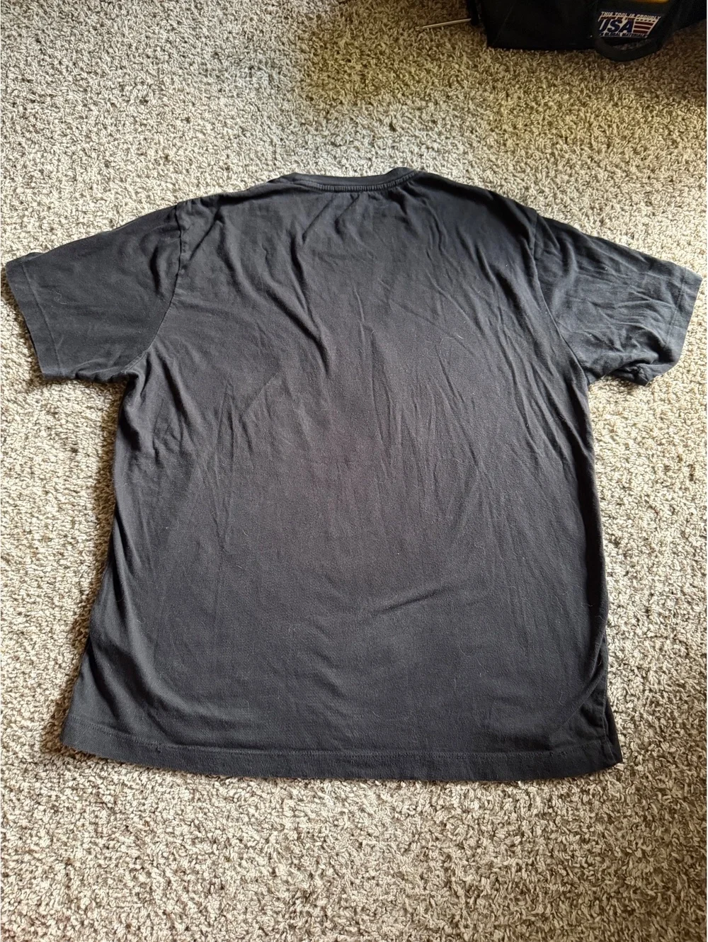 True Religion Black Graphic T-Shirt Large
